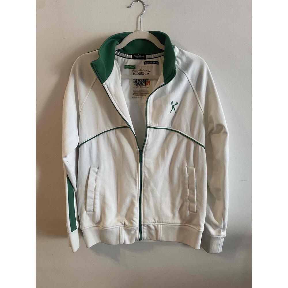 Marc Ecko Cut & Sew Green Zip-Up‎ Track Jacket Size Medium